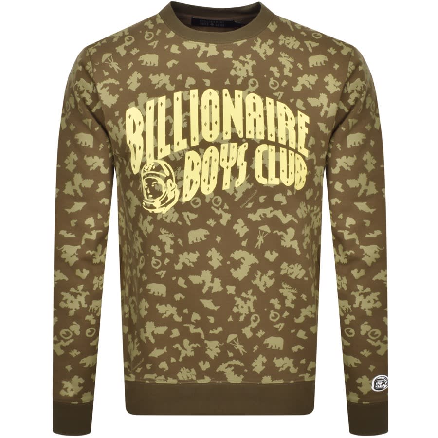 Alternative Image for ProductBillionaire Boys Club Print Sweatshirt Green1